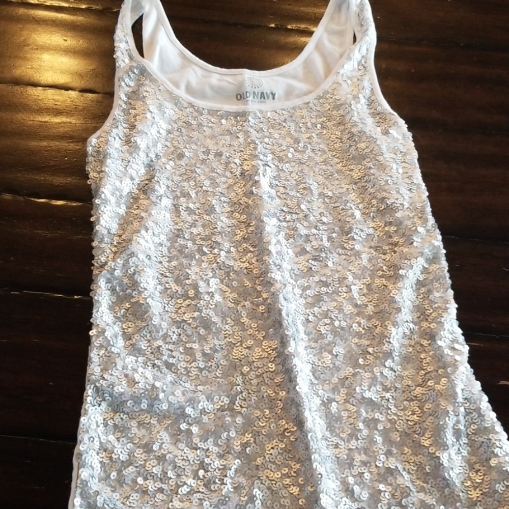 Sequined tank